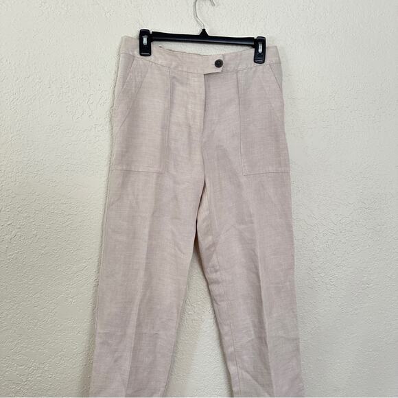 Brochu Walker Manor Linen Blend Cream Sand Pant Medium - Picture 3 of 7